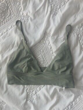 Aerie Olive Green Bikini Top